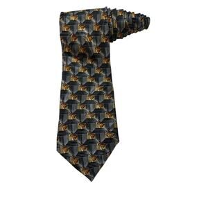 The Disney Store Winnie The Pooh Tigger Vintage Novelty Cartoon Necktie Silk